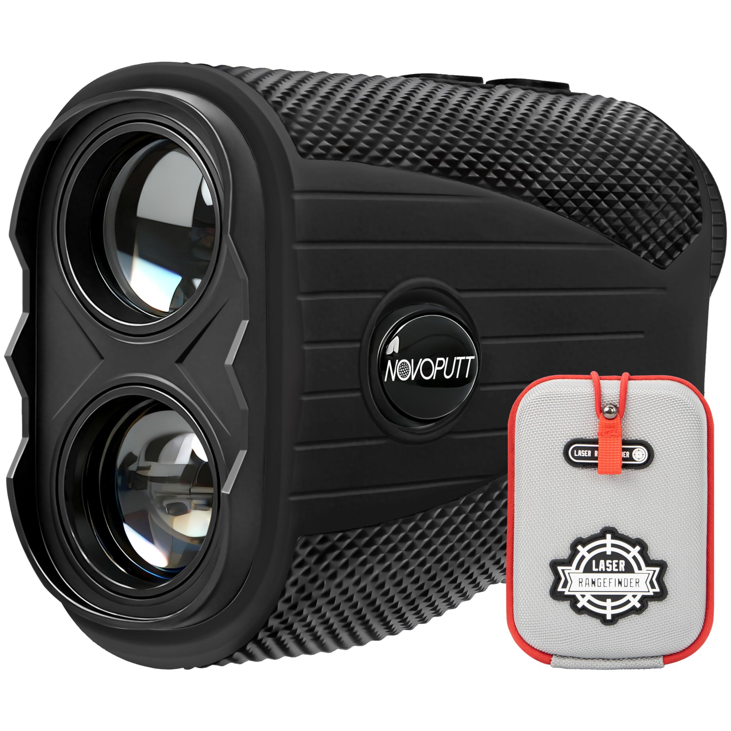 Golf Rangefinder with Slope - 1200 Yards Range Finder for Golfing/Hunting, 7X Magnification, Flag Pole Locking Vibration, Rechargeable Range Finders with Magnet Stripe, Best Golf Accessories Gift