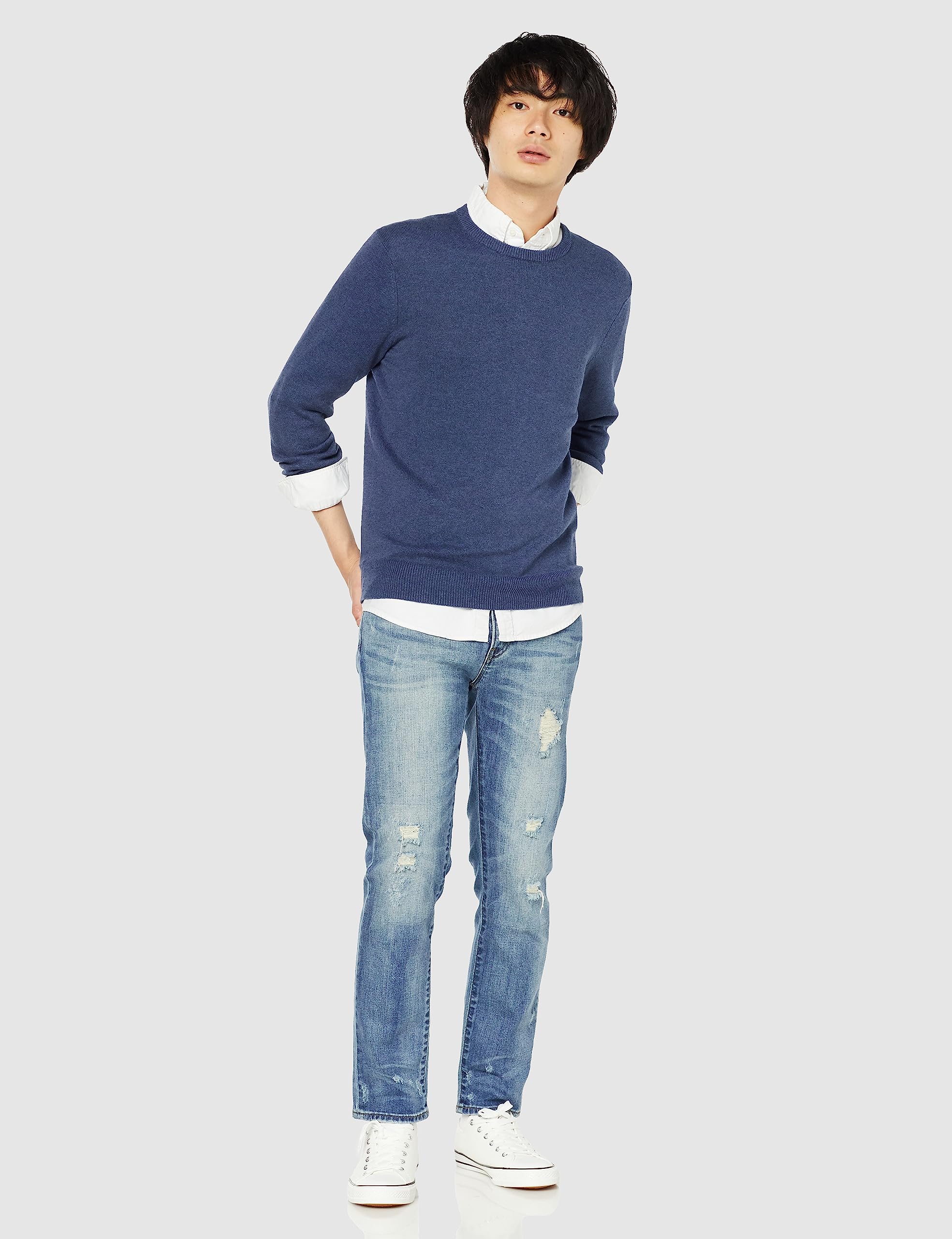 Amazon Essentials Maglione a Girocollo (Disponibile in Taglie Extra Forti) Uomo