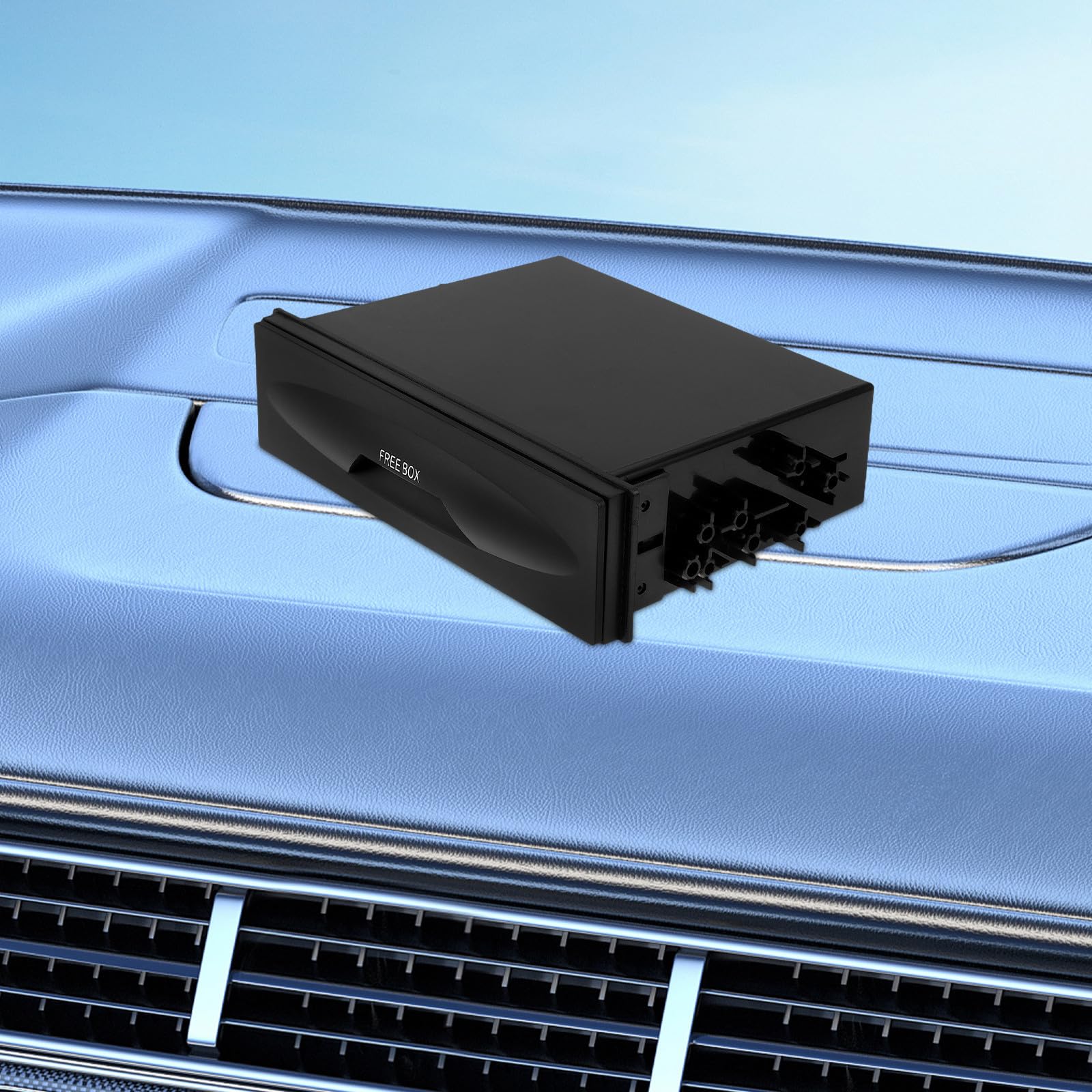Tragbarer CD Halter fürs Auto aus Kunststoff mit Einfacher Installation und Elegantem Design für Effiziente Aufbewahrung Am Armaturenbrett