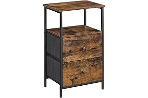 VASAGLE Nightstand: Practical Space-Saving Solution for Bedrooms