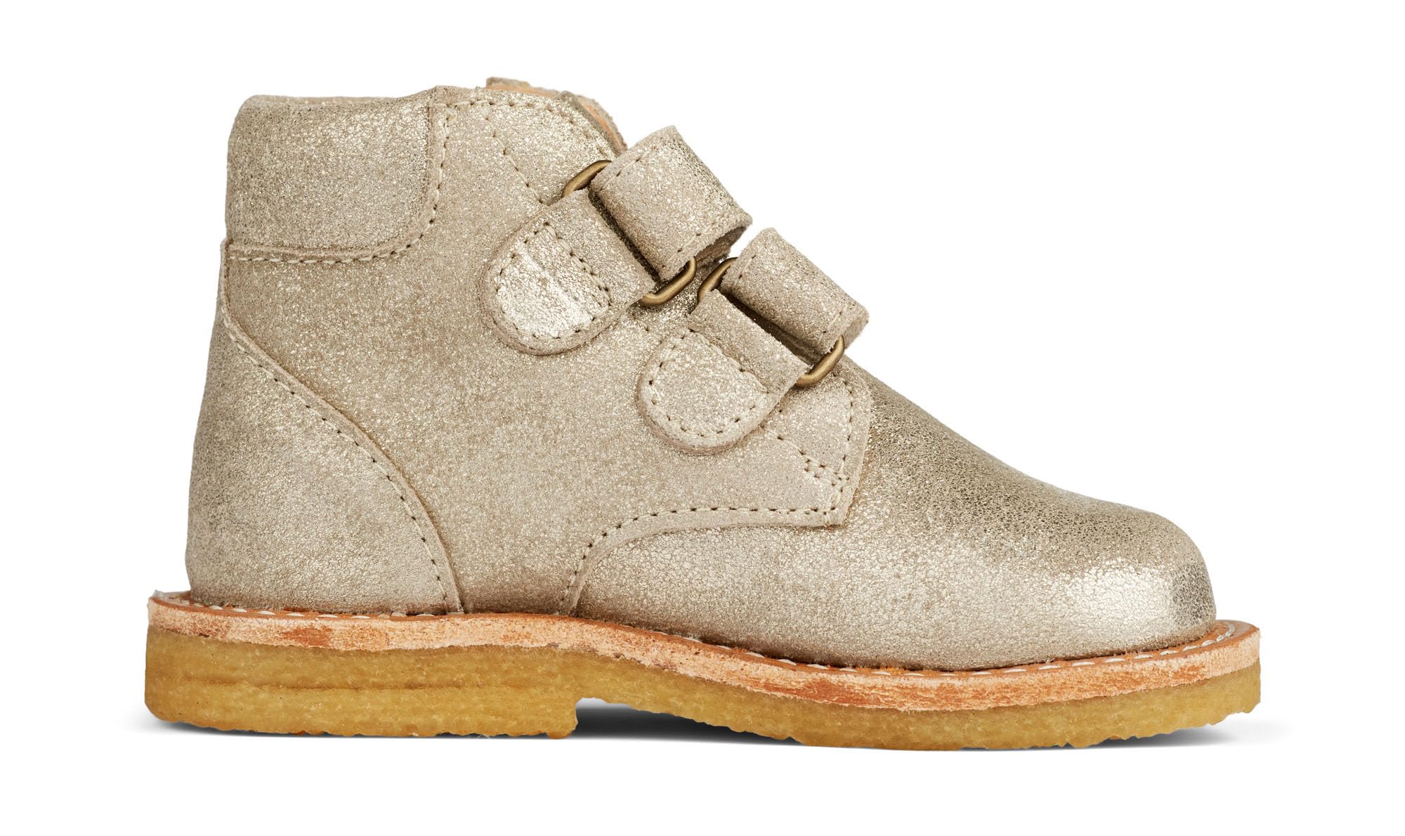 Wheat Uniseks - dzieci Wheat Buty dziecięce, buty zimowe, na rzepy, błyszczące, uniseks, 100% skóra, oddychająceButy do pierwszych kroków