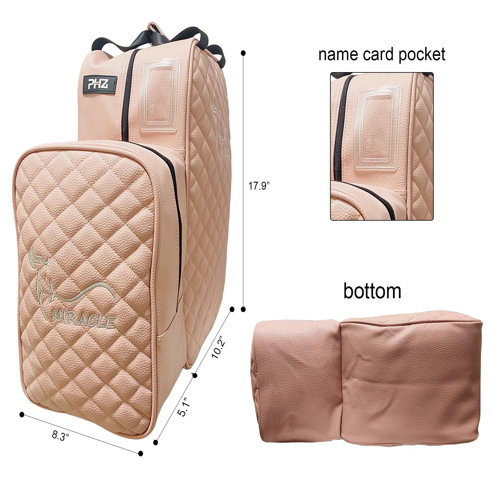 Reittasche für Jugendliche, Kinder, Reitstiefel und Helmtasche, Reithelm-Halterung, Aufbewahrungstasche für englische Reitsporte, Tragetasche (nur Tasche) (Rosa)