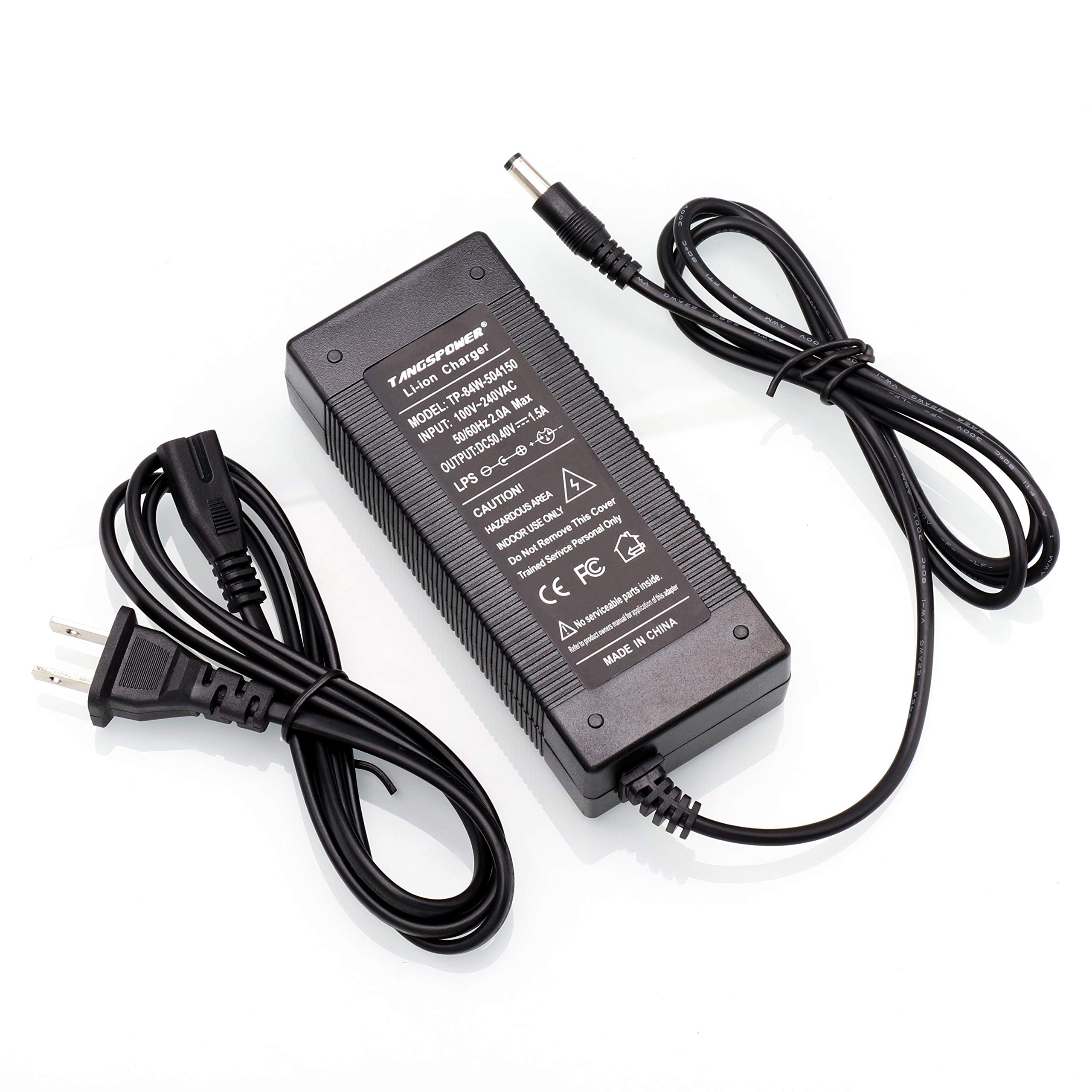 50.4V 1.5A Charger Input 110-220V for DIY 12S 44.4V 43.2V 49V Battery Charger for Cordless Lawn Mower
