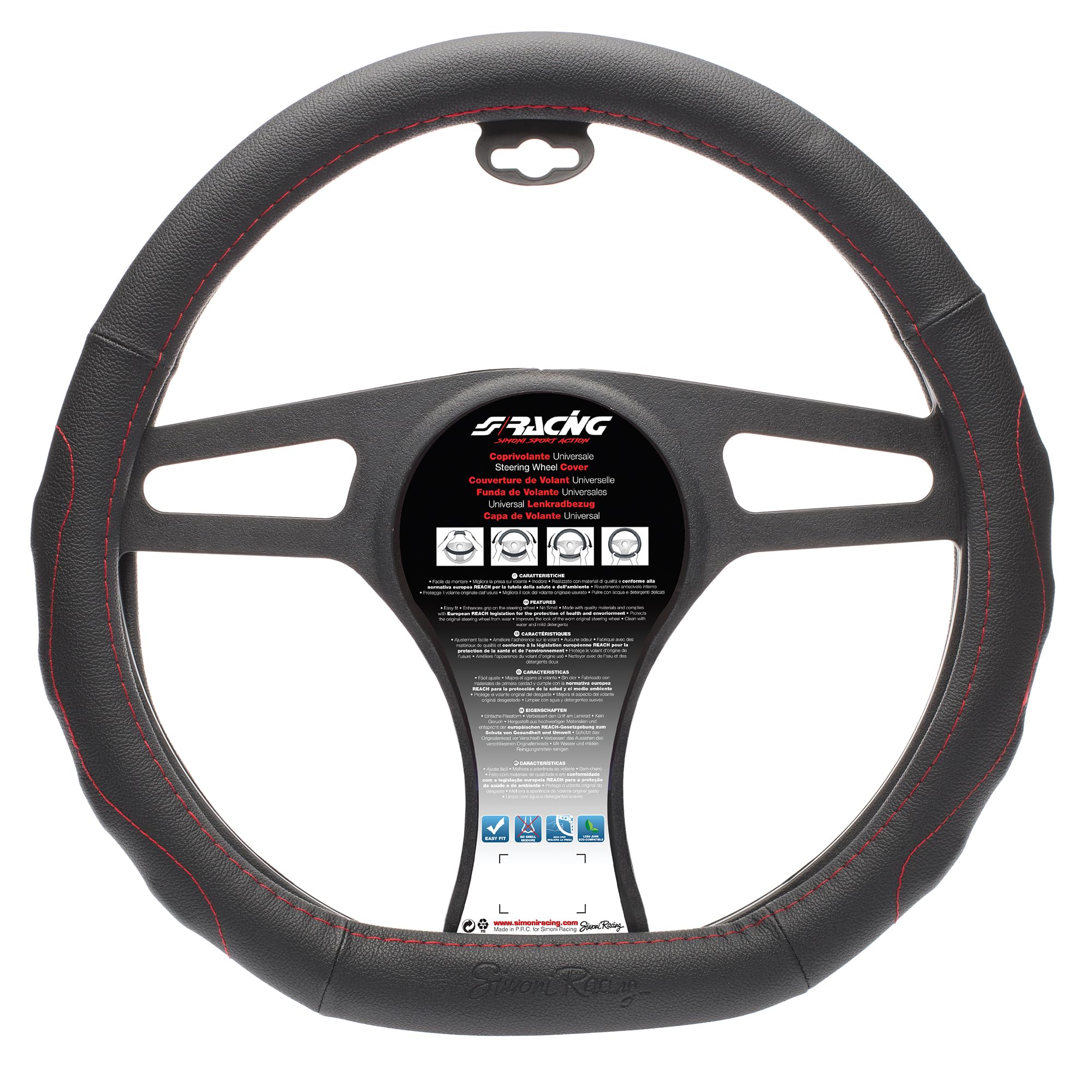Simoni Racing CVT/46 Universal Steering Wheel Cover Compe