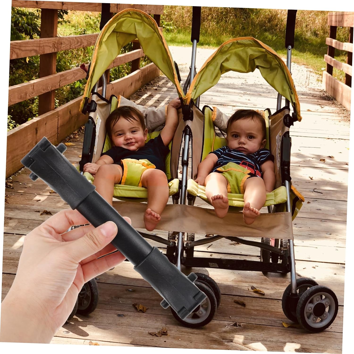 Versatile Stroller Connector for Easy Installation Twin Stroller Linking Accessory Lightweight Design for Effortless Travel