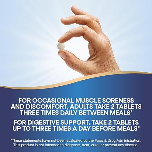 Miniatura 6 de Nature's Way La megacima, enzimas pancreáticas y sistémicas*, alivia el dolor muscular ocasional debido al sobreesfuerzo y el ejercicio*, soporte