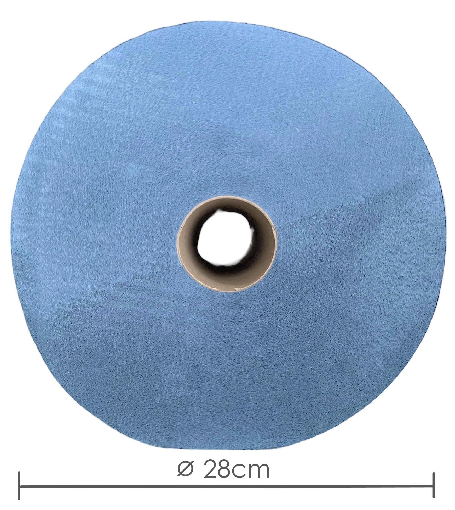 2x Putzrolle blau | 1000 Blatt | 2-lagig | 33x36cm | Saugstark | Industrie & Werkstatt Putztuchrolle VERLEIMT Putzpapier | 500 Blatt pro Rolle