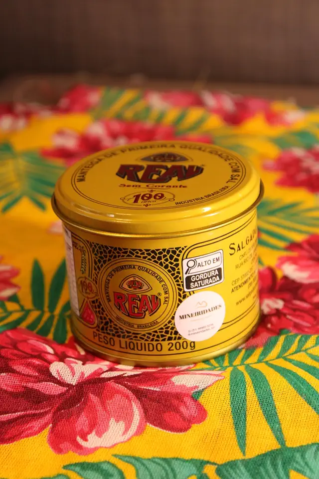 Manteiga Real Lata de 200g e 500g - Com Sal - Sem Conservantes - (200g) | Prêmio de melhor Manteiga do Brasil