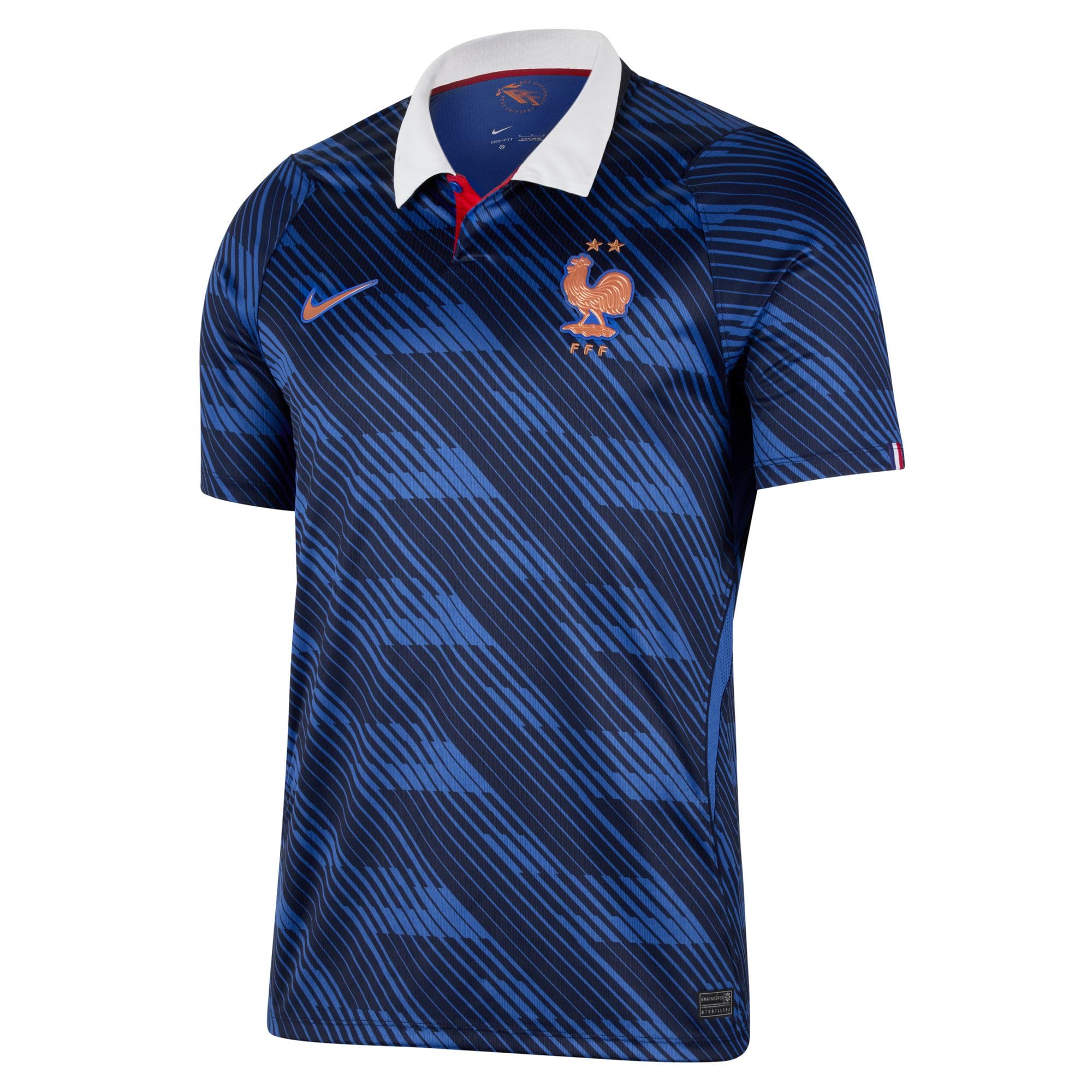 Nike Men's FFF Dri-Fit SS Stadium Home Jersey, Game RoyaLMetallic Copper, S