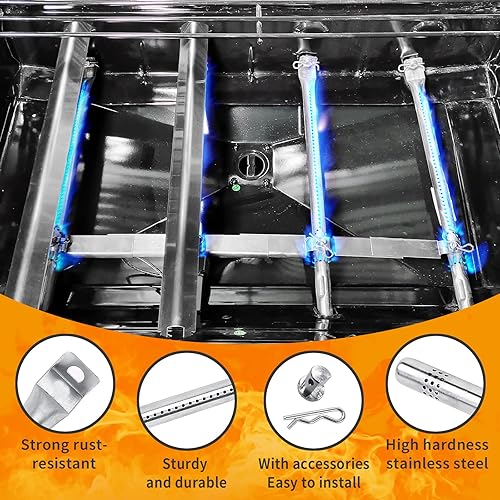 Miniatura 4 de Piezas de repuesto para parrilla Charbroil Performance 4 Burner 463365021 463365522 463352521, 5 quemadores 463450022 463448021 463451022,