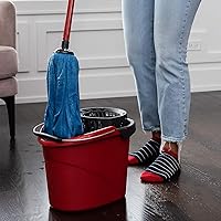 Vista 3 de O-Cedar Cubo Quickwring y trapeador de tela MF + 1 PAC de cítricos (paquete variado)