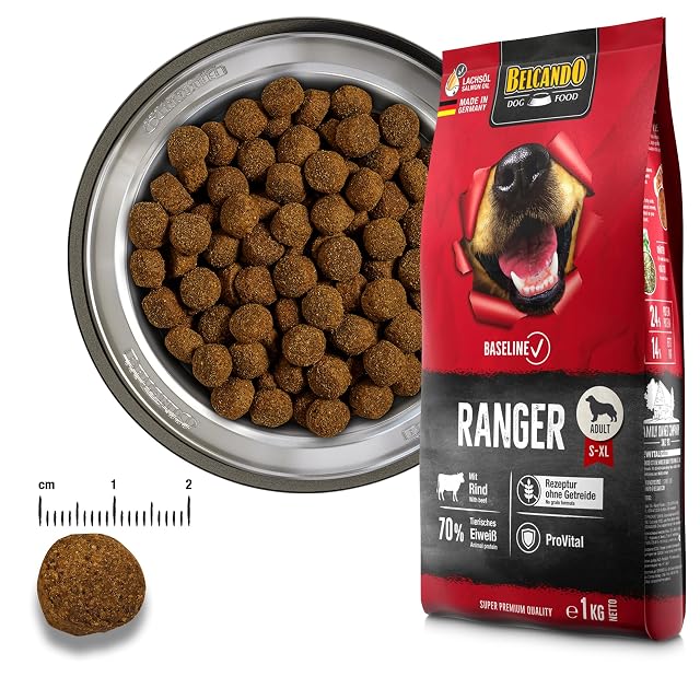 Foto 2 de 5 de BELCANDO Baseline Ranger [1kg] Pienso seco sin Cereales para Perros Adultos