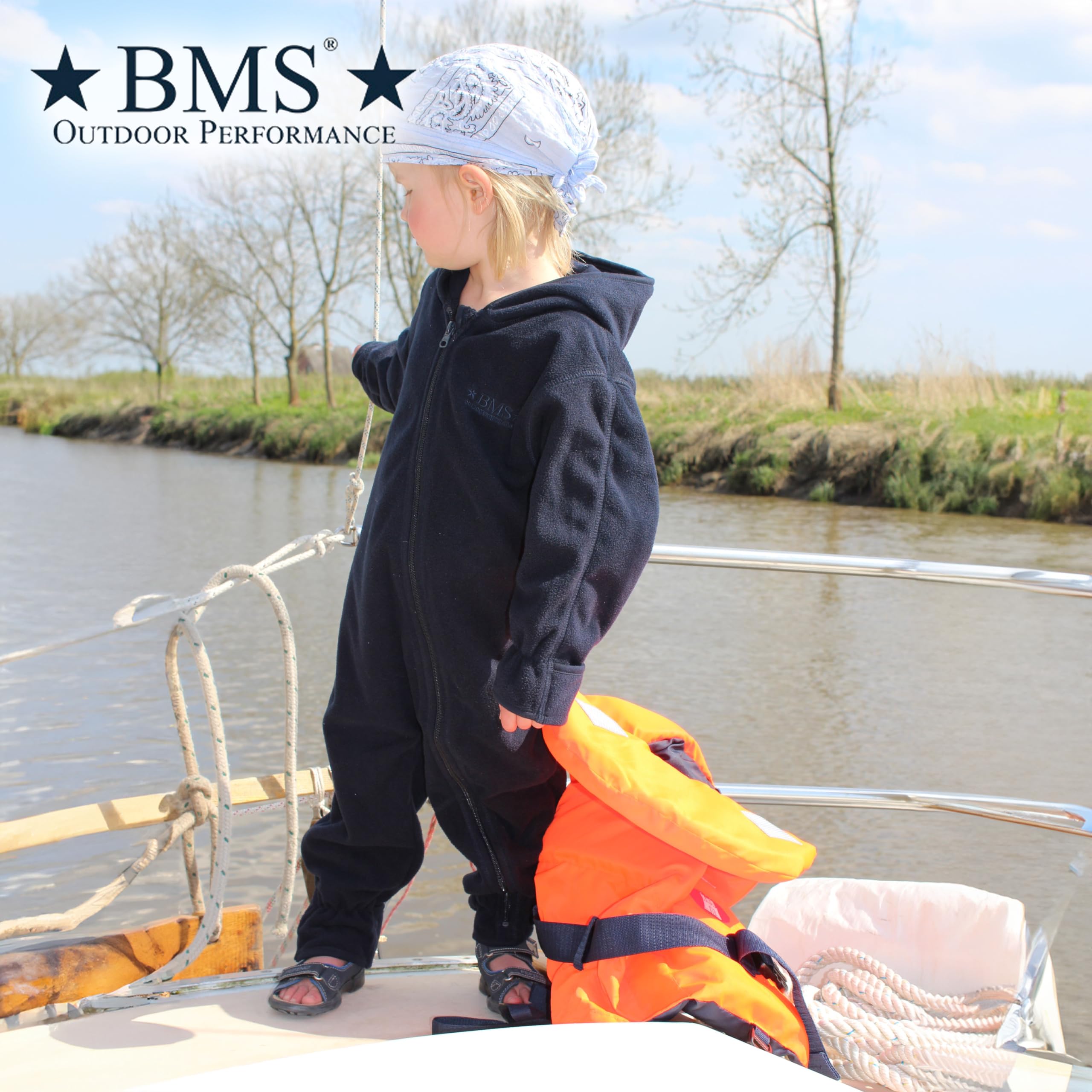 BMS® Clilma-Fleece kombinezon z podszewką, wysokiej jakości kombinezon dziecięcy i niemowlęcy z polaru Clima, idealny do aktywności na świeżym powietrzu oraz chusty do noszenia, foteli samochodowych