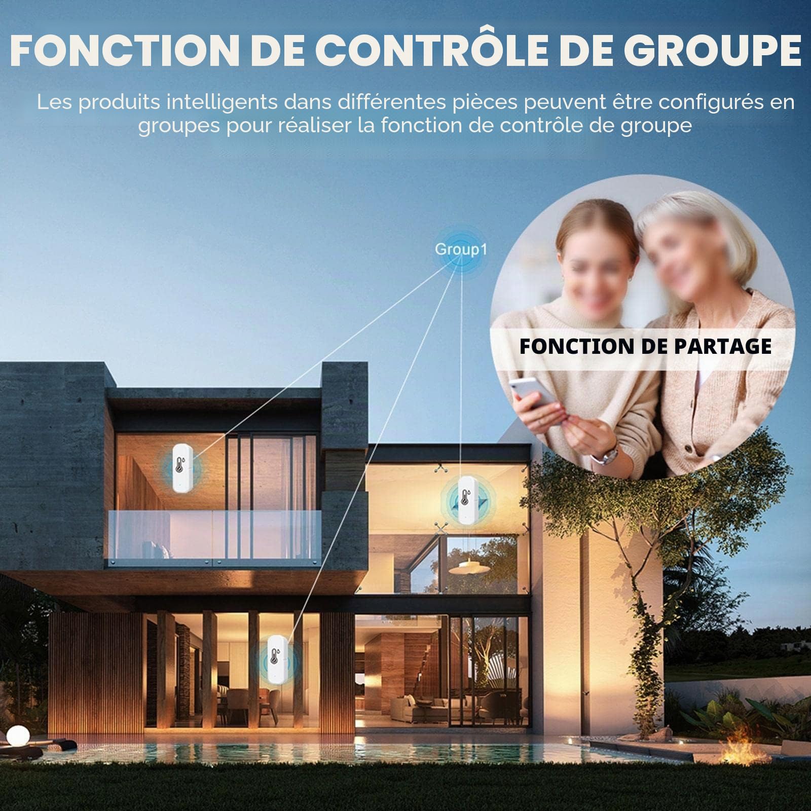 10x capteur de thermomètre hygromètre Tuya Zigbee avec enregistrement d'application rappel de batterie faible capteur de thermomètre intelligent fonctionne avec Alexa, Tuya et Smart Life Home Cave à v