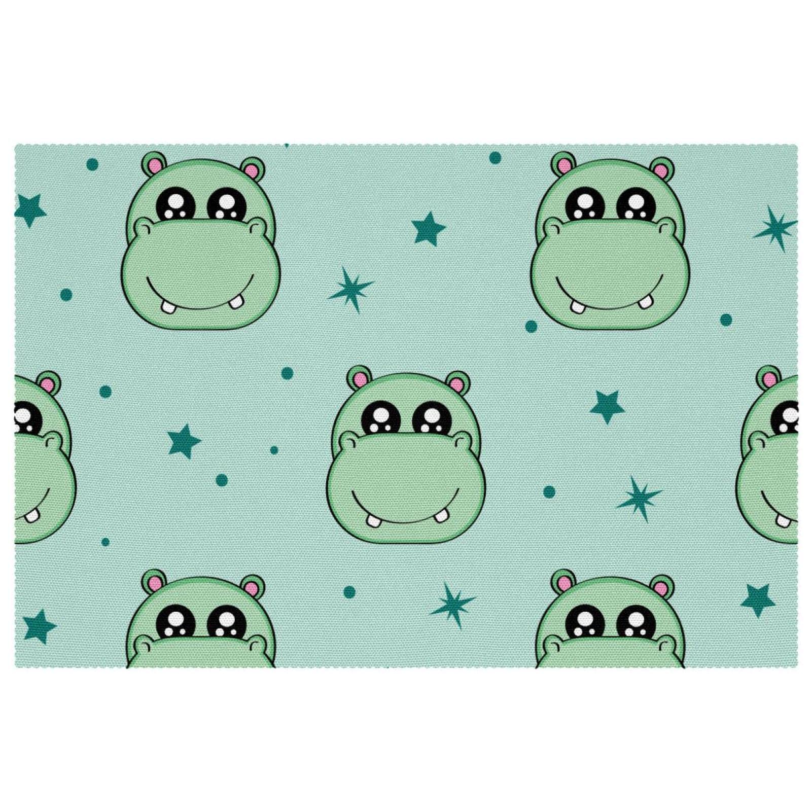 Sets de table antidérapants et thermorésistants Hippo lot de 6