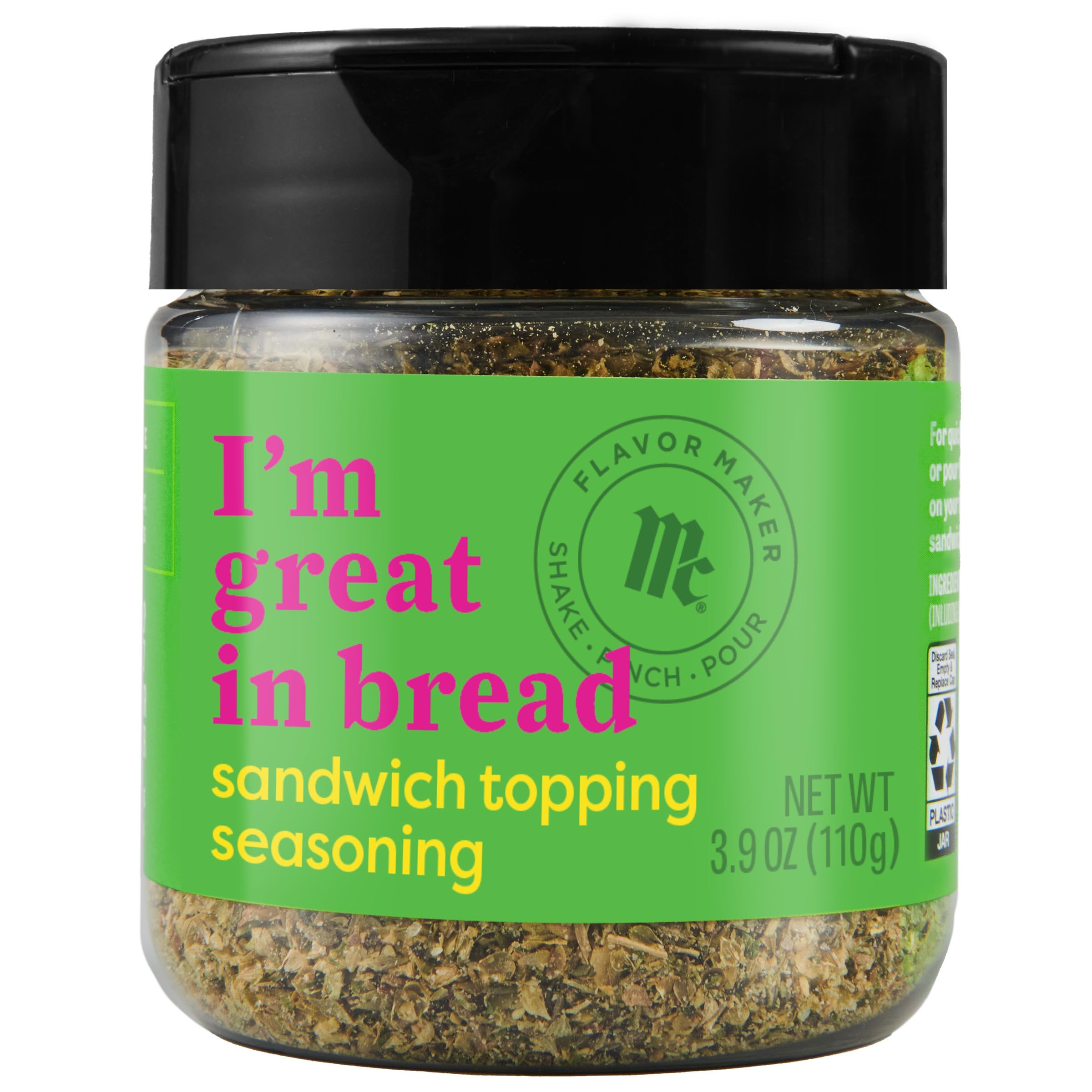 McCormickSandwich Topping Seasoning, Flavor Maker, 3.9 oz
