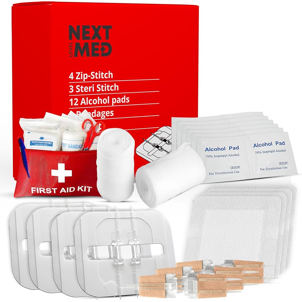 Amazon.com: NEXT LEVEL MED Zip-Stitch Wounds & Cuts Closure
