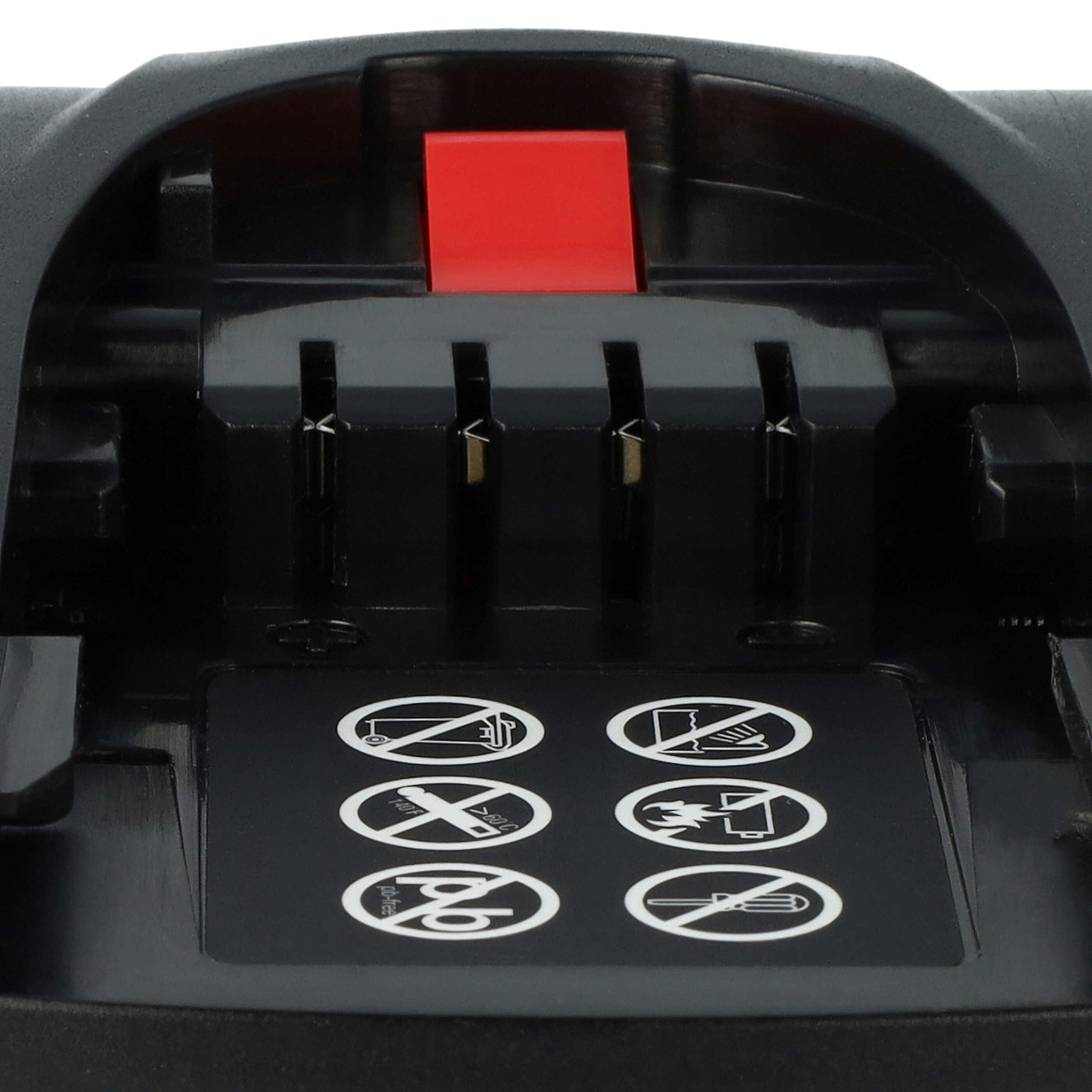 vhbw Akumulator kompatybilny z kosiarką Gardena EasyCut 23/18 V, 23/18 V P4A, akumulatorowe urządzenie ogrodowe (3000 mAh, 18 V, litowo-jonowa)