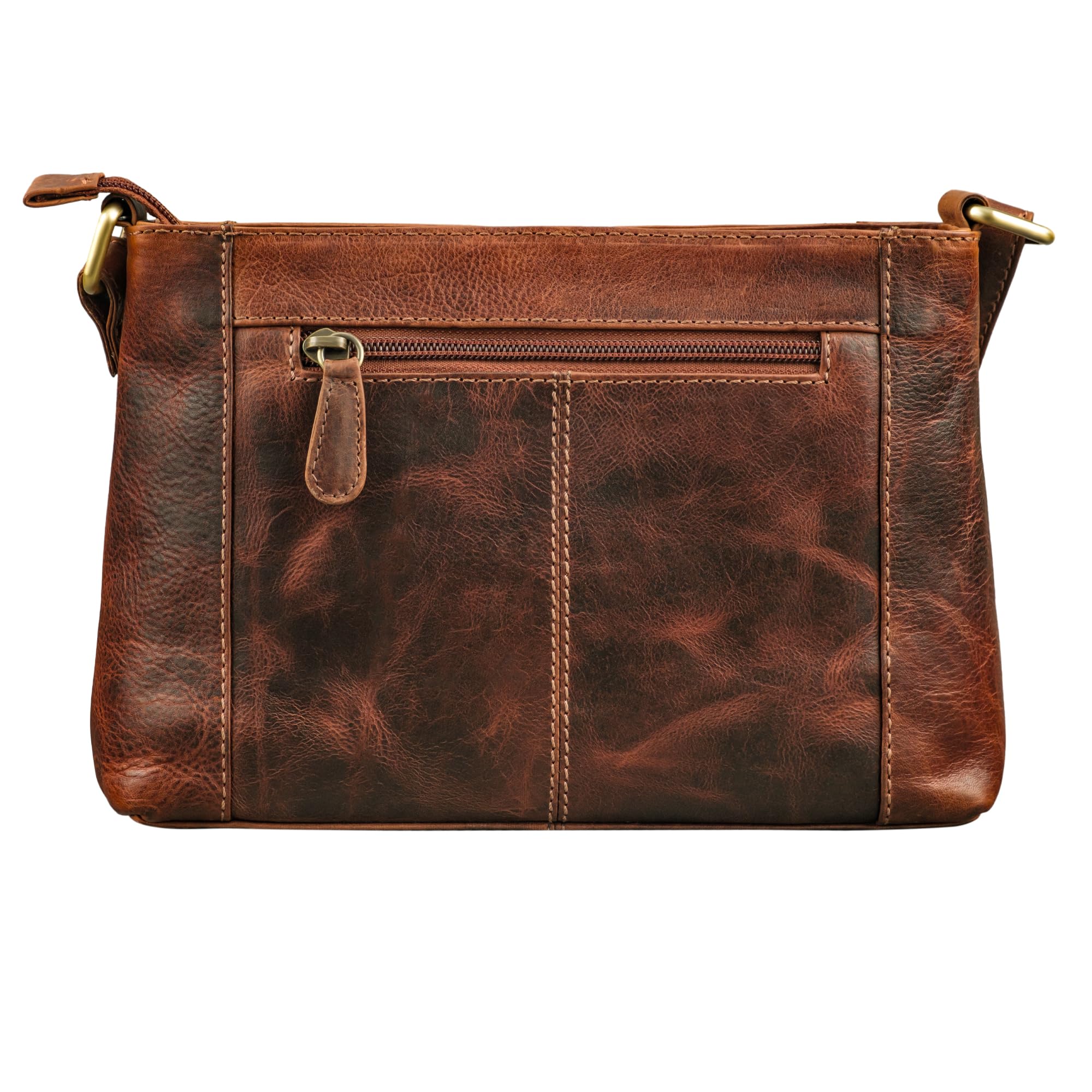 STILORD 'Peach' Bolso Bandolera Mujer Cuero Pequeño Bolsa Vintage Bolso de Mano Piel Pequeña