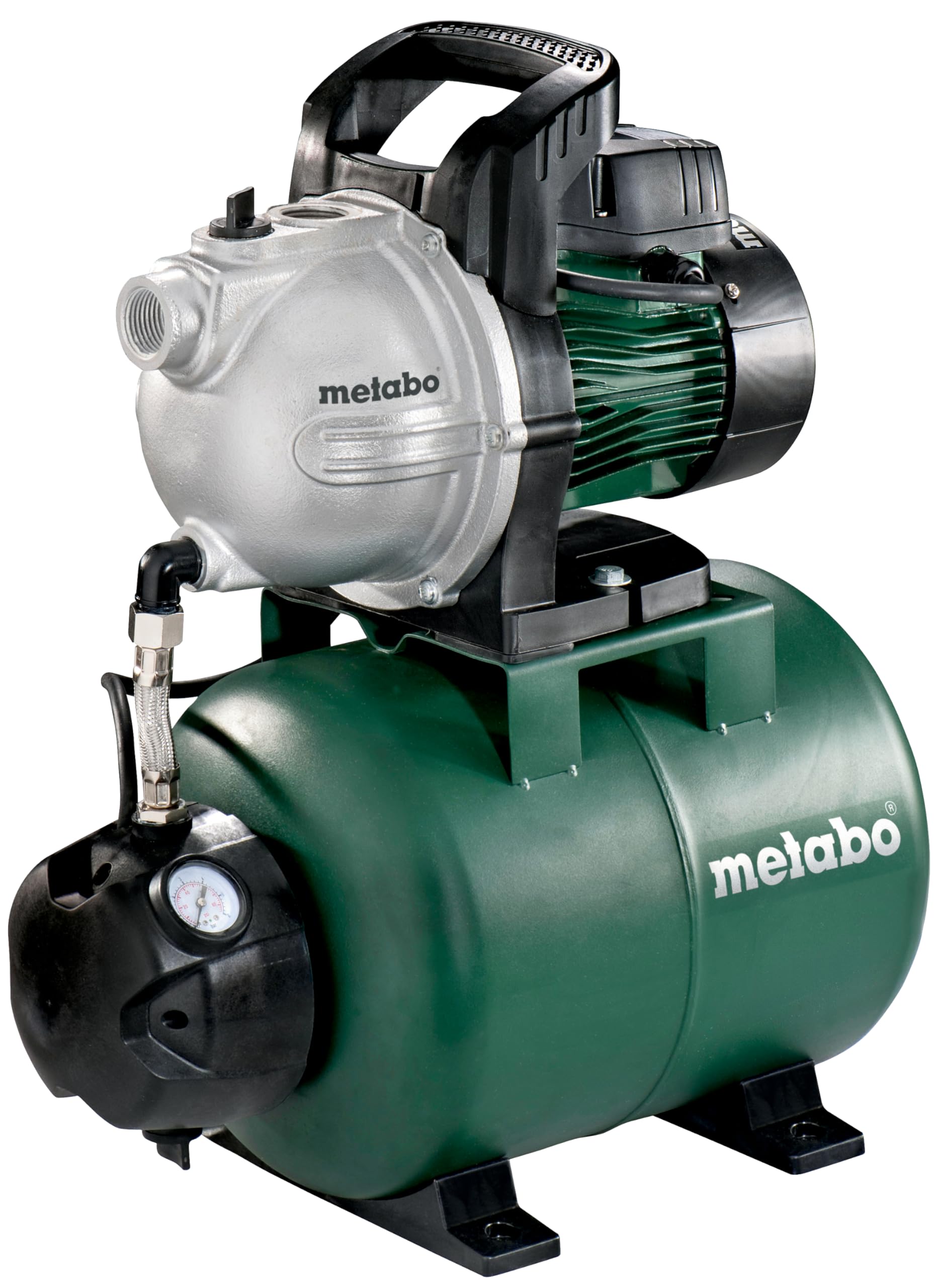 Metabo Acquedotto domestico HWW 4000/25 G (600971000), Ingresso nominale: 1100 W, Portata massima: 4000 l/h, Altezza massima di consegna: 46 m