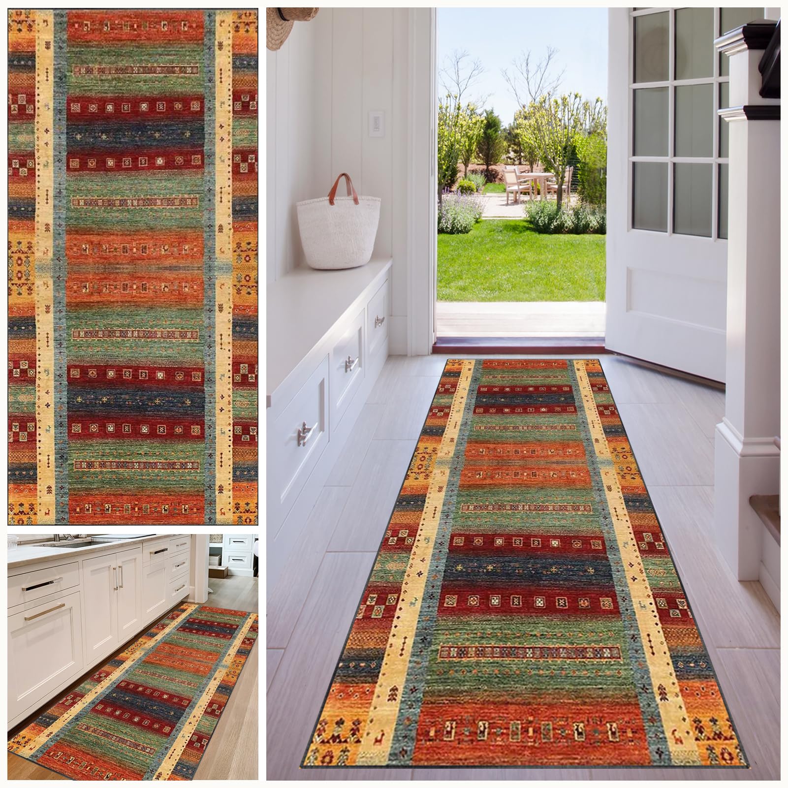 Casa Pura Tappeto Antiscivolo Sottotappeto – 60x300 Cm, Tagliabile, Per Pavimenti Lisci E Riscaldamento, Certificato REACH