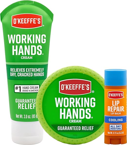 O'Keeffe's O’Keeffe’s Working Hands & Lip Repair Variety Pack