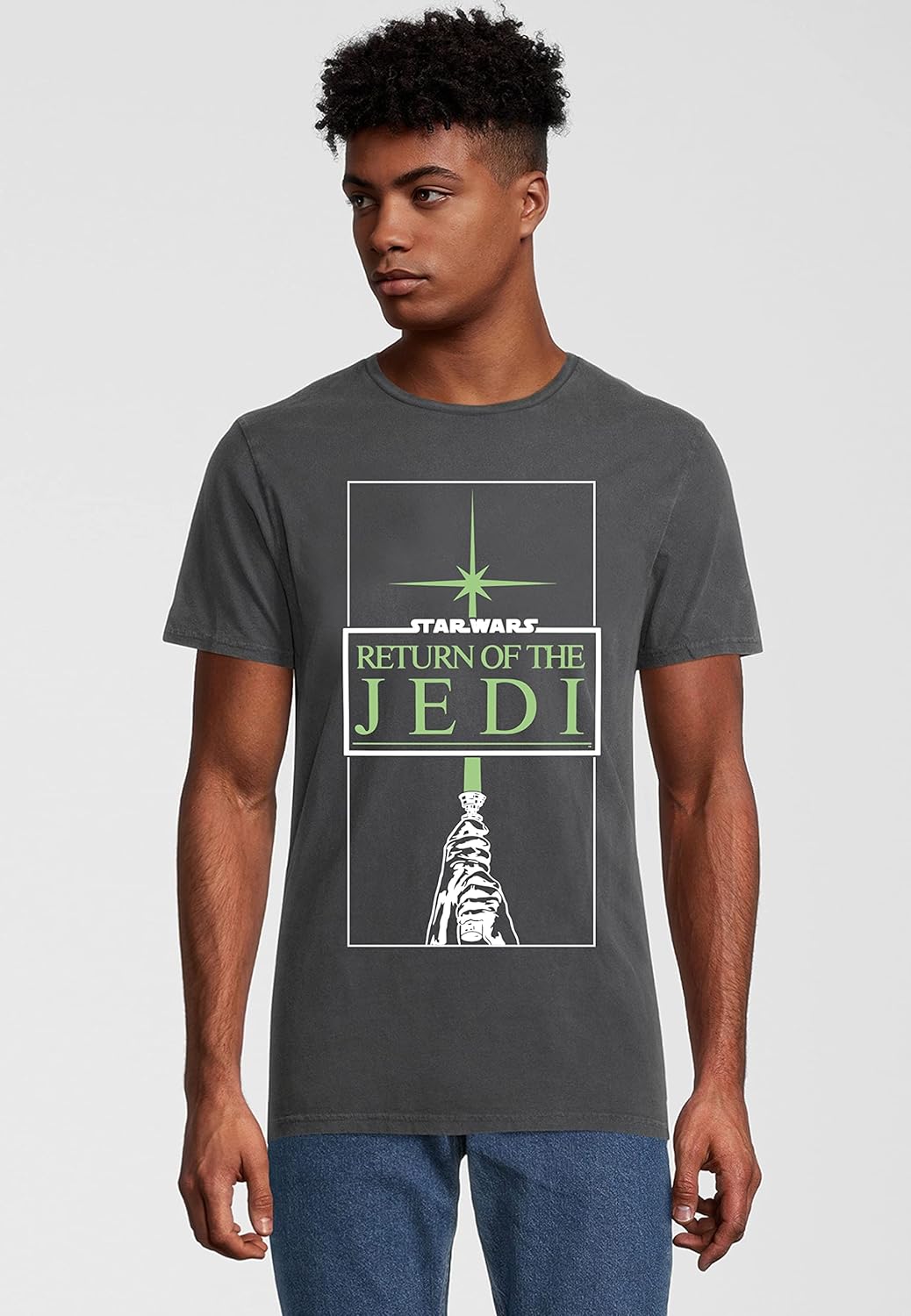 Recovered Star Wars Empire Strikes Back Retro At-at Washed Grey Camiseta