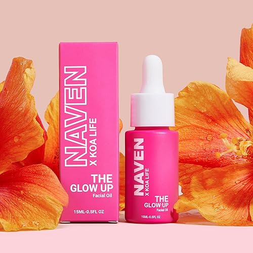 Miniatura 5 de KOA LIFE X NAVEN The Glow Up - Aceite facial antienvejecimiento diario, aceite facial ultra hidratante, hidratante facial, sueros, vegano, sin