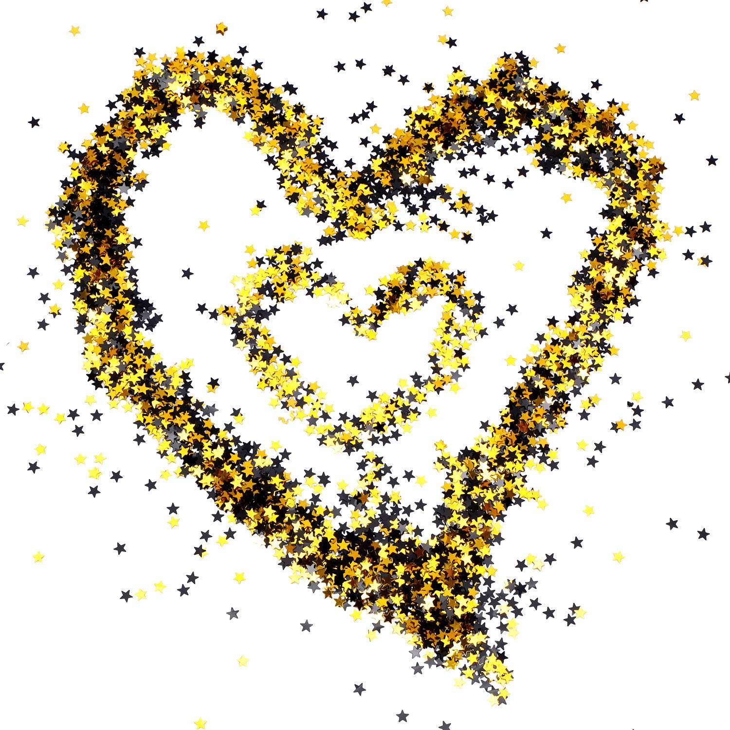 EBOOT Graduation Star Confetti Star Table Confetti Metallic Foil Stars Sequin for Graduation Party Wedding Decorations, 30 Grams/ 1 Ounce (Color Set 2)