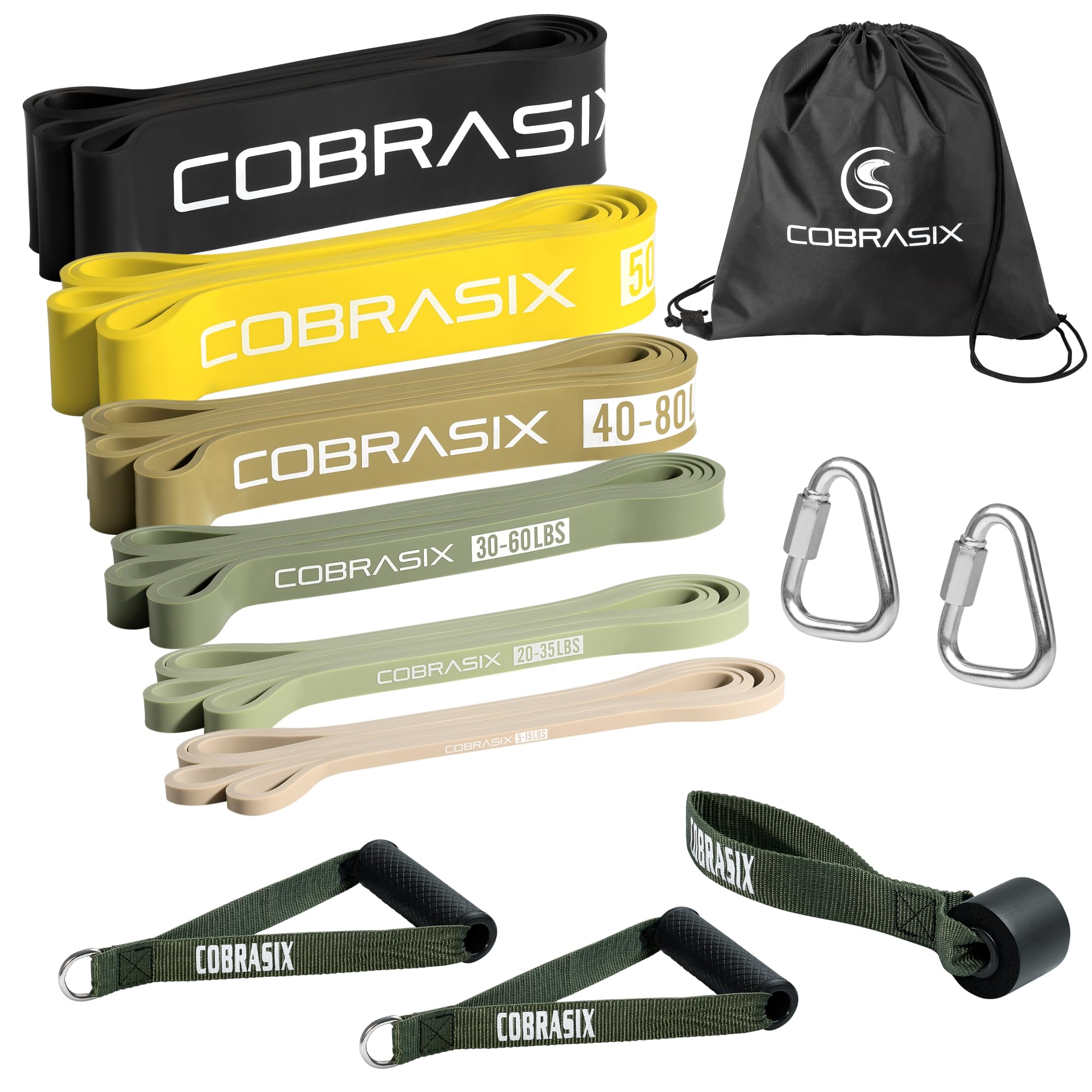Resistance Bands Long Resistance Bands for Working Out Pull-Up Bands for Strength Training Physical Therapy Stretching WOD Exercise