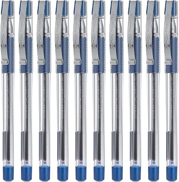 Montex Mega Top Blue Ball Point Pen 10pcs