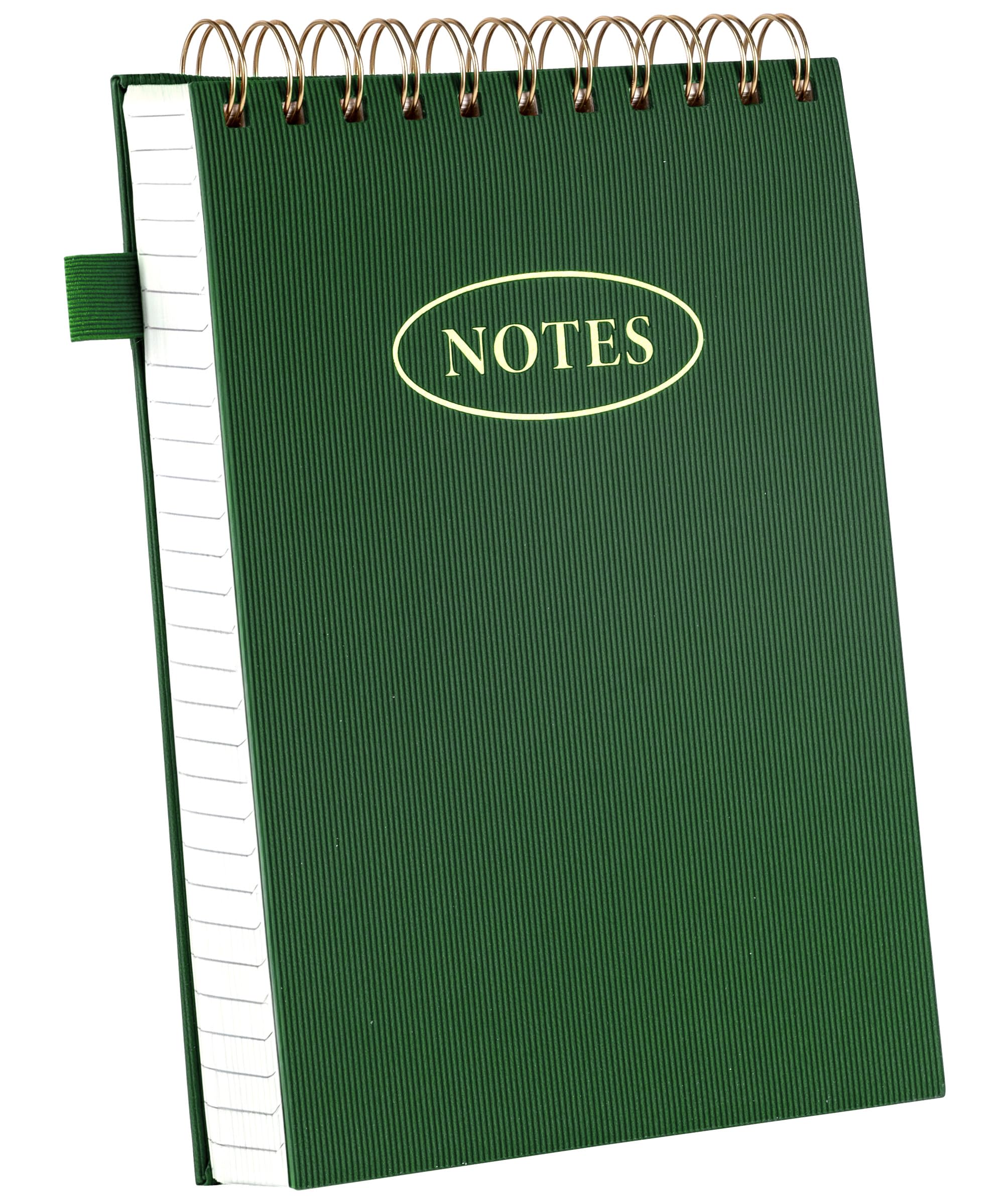 Yoment Top Spiral Notebook 240 Pages Leather Steno Pads 6x9 Top Bound Spiral Notepad 100 GSM College Ruled Notebook Left Handed Notebooks for Work