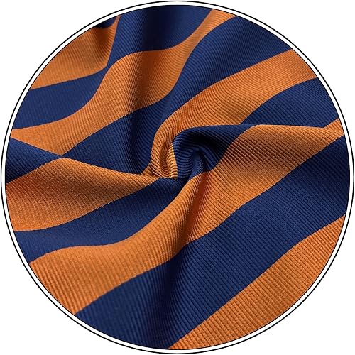 Vista 36 de S&W SHLAX&WING Corbata para hombres Lazos a rayas verde, amarillo y azul para trajes de negocios