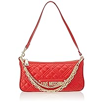 Love Moschino JC4258PP0GKA0, Borsa a Spalla, Donna, Rosso, Taglia unica
