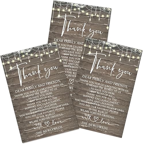 Miniatura 8 de Tarjetas de agradecimiento de boda, diseño de lugar de agradecimiento, tarjetas de hojas de eucalipto de 4 x 6 pulgadas para boda, recepción,