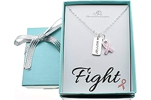 Celebrate Your Triumph with Our Sterling Silver Breast Cancer Survivor Necklace: A...