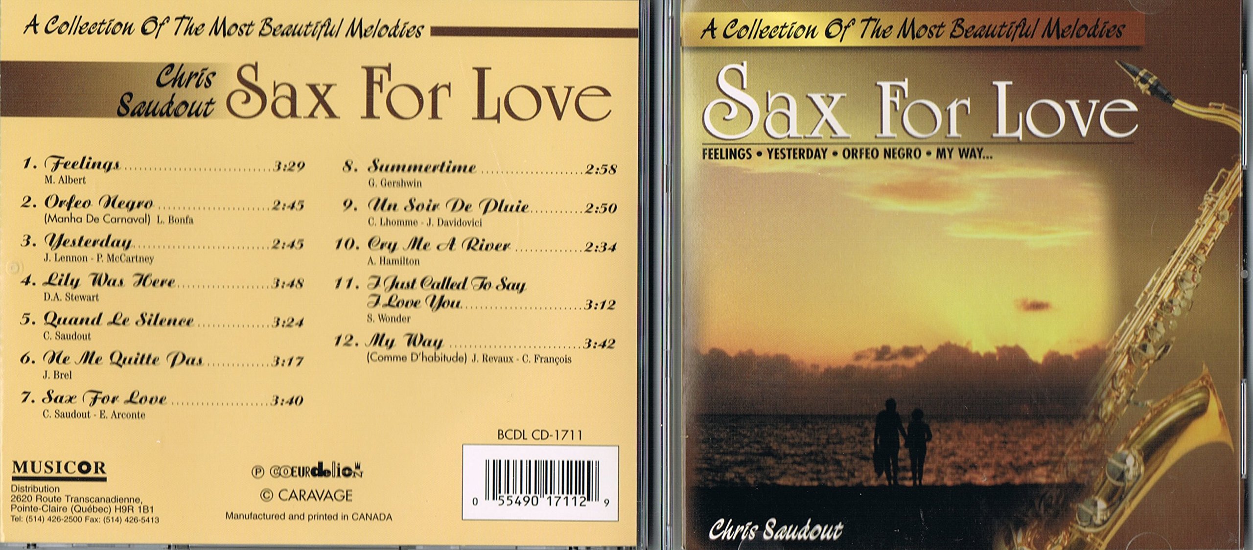 Sax for Love [Audio CD]