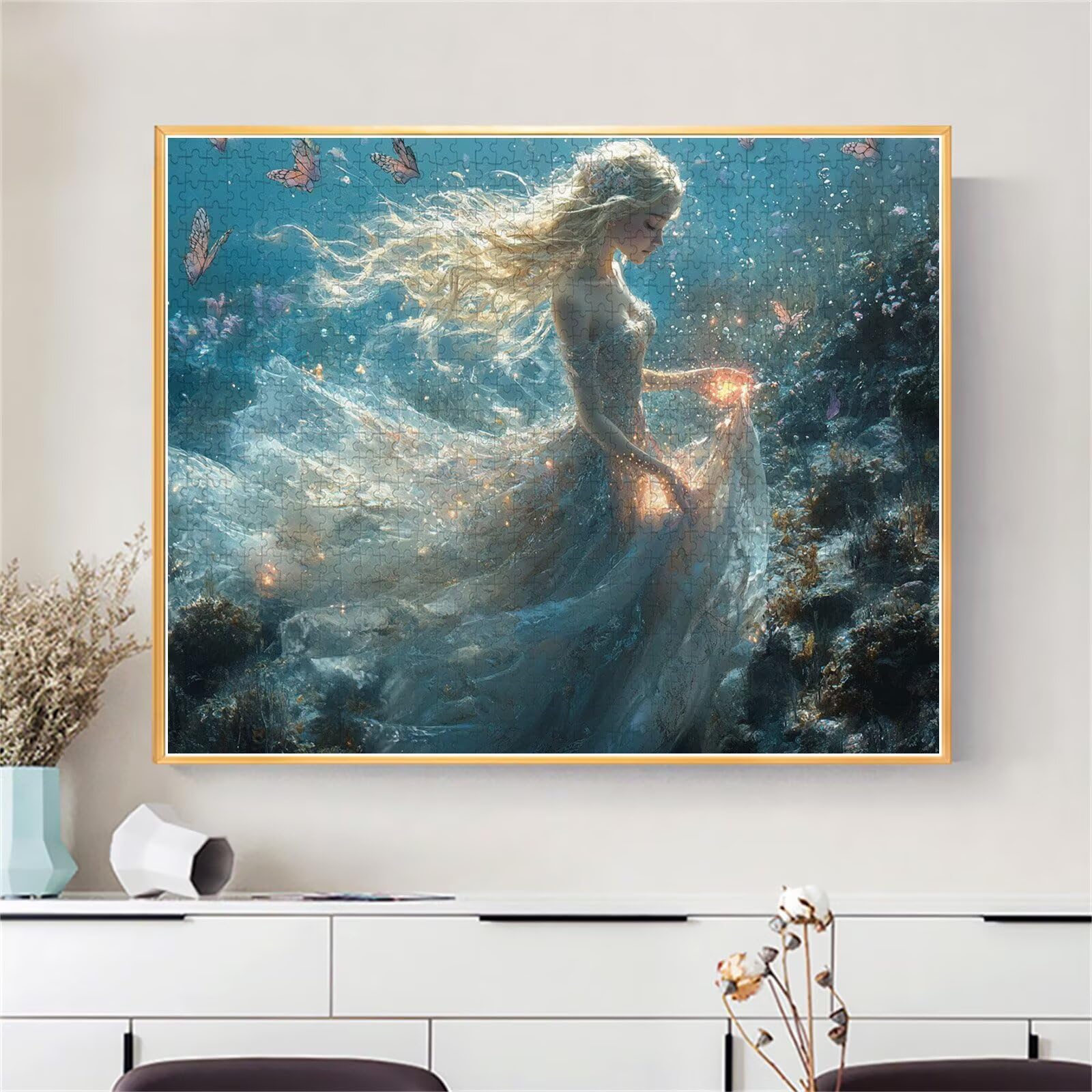Puzzle Erwachsene 3000 Teile Frau Traum Educa Jigsaw für Kinder ab 8 Jahren Mädchen Jungen, Erwachsene Impossible Klassische Puzzles Schwer, Anspruchsvoll Spielspaß, Als Geschenke 81x122cm t-832