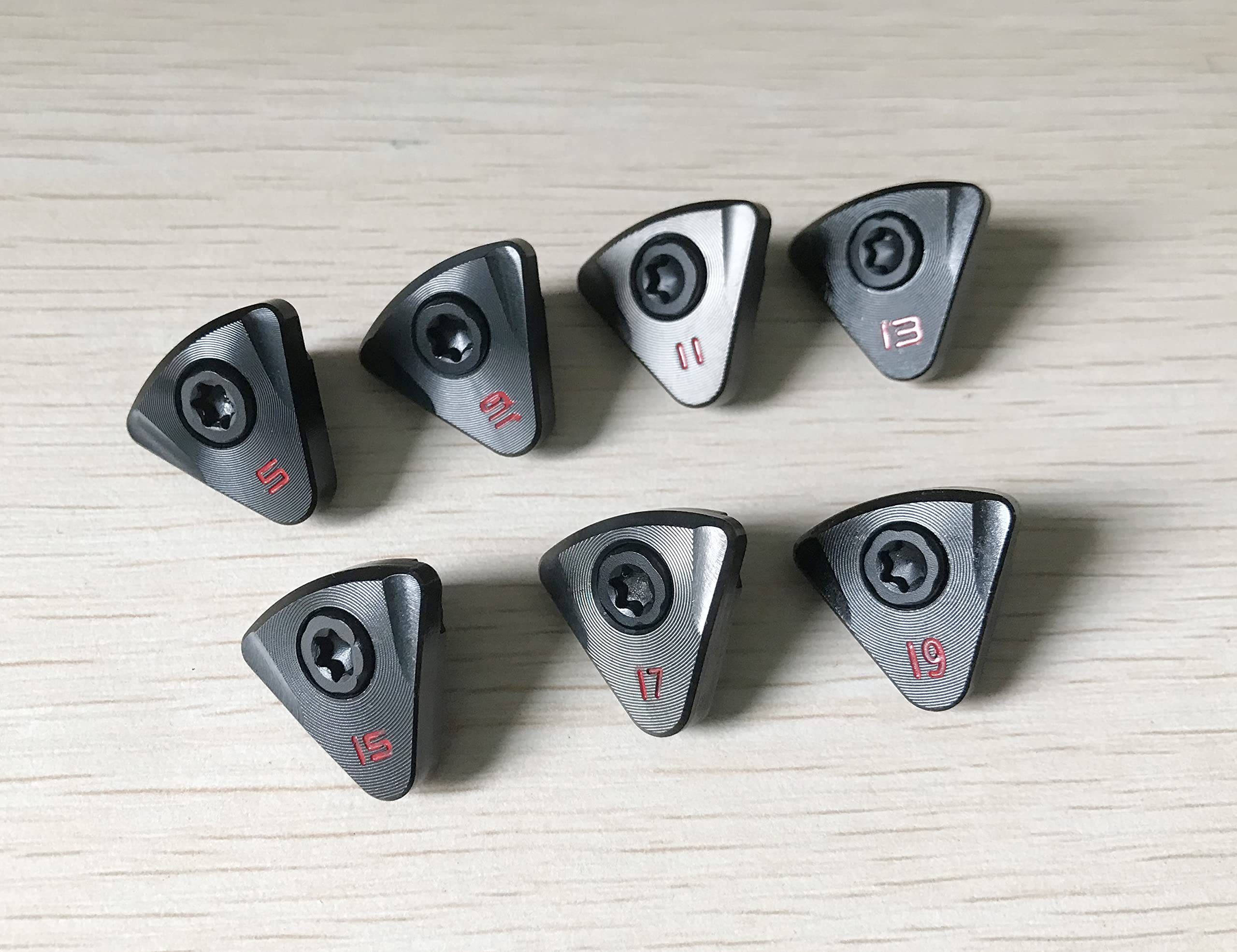 7 Piece Golf Weight Screw Fit for Honma Tour World TR20 TR21 Driver Fairway Wood, GS 1W Driver