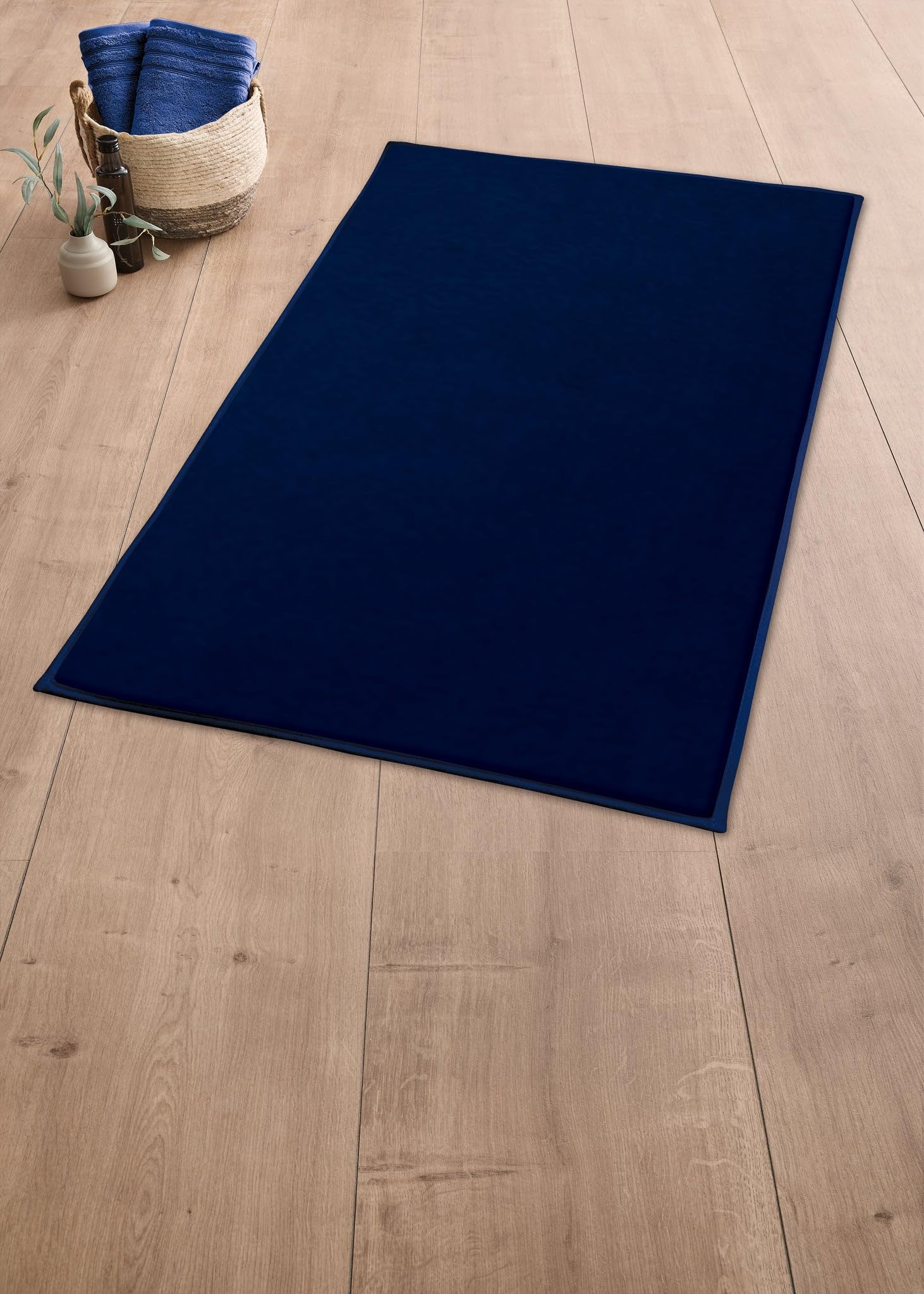 Kleine Wolke Badteppich Velvet Navy 60 x 90 cm