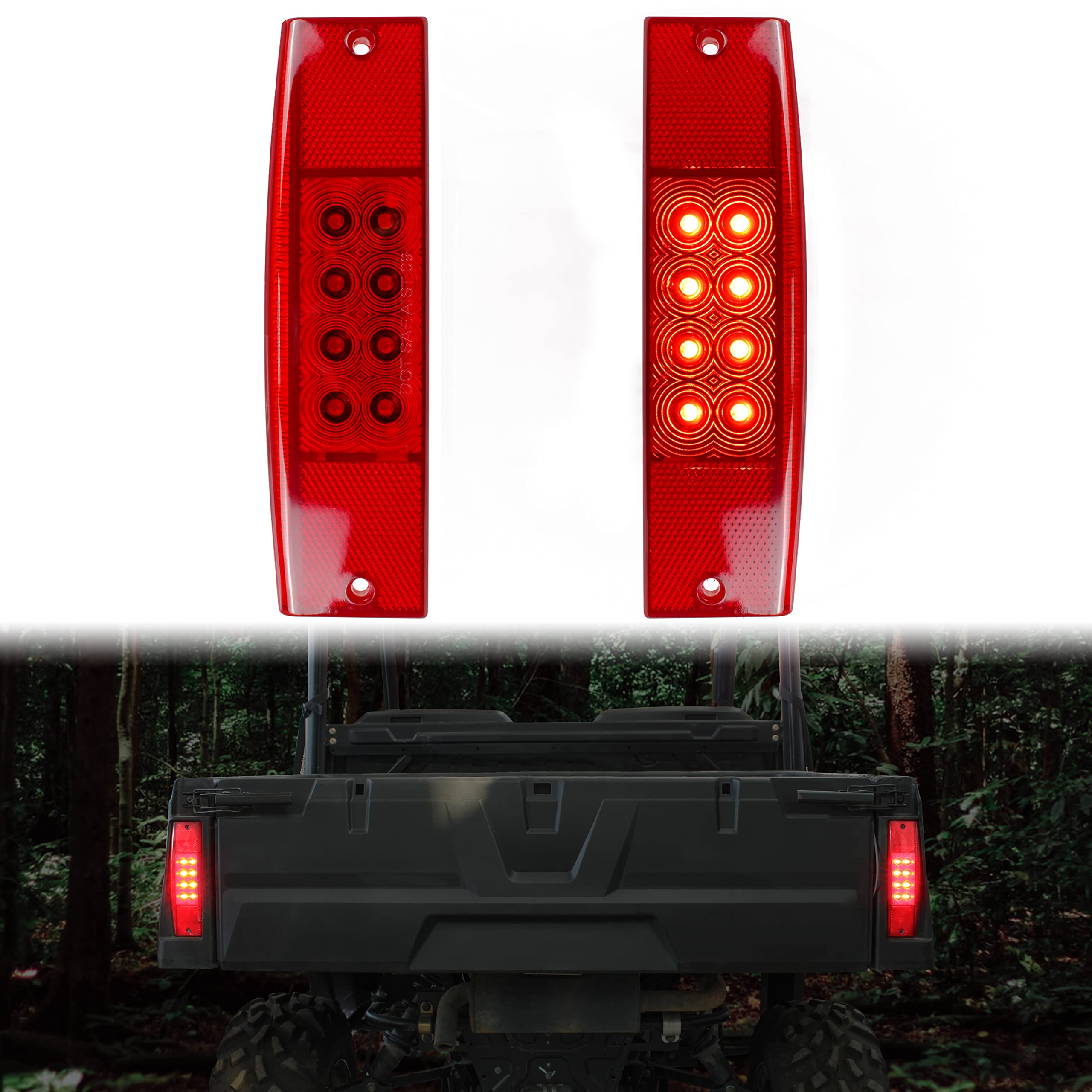 Aazon.co: SAUTVS 1PCS LED Taillight For Ranger, Red Brake Stop Tail
