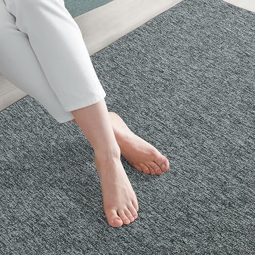Miniatura 5 de Amearea Alfombra moderna y suave, lavable de color chic para sala de estar, decoración del hogar, alfombra esponjosa, bonita alfombra de acento para