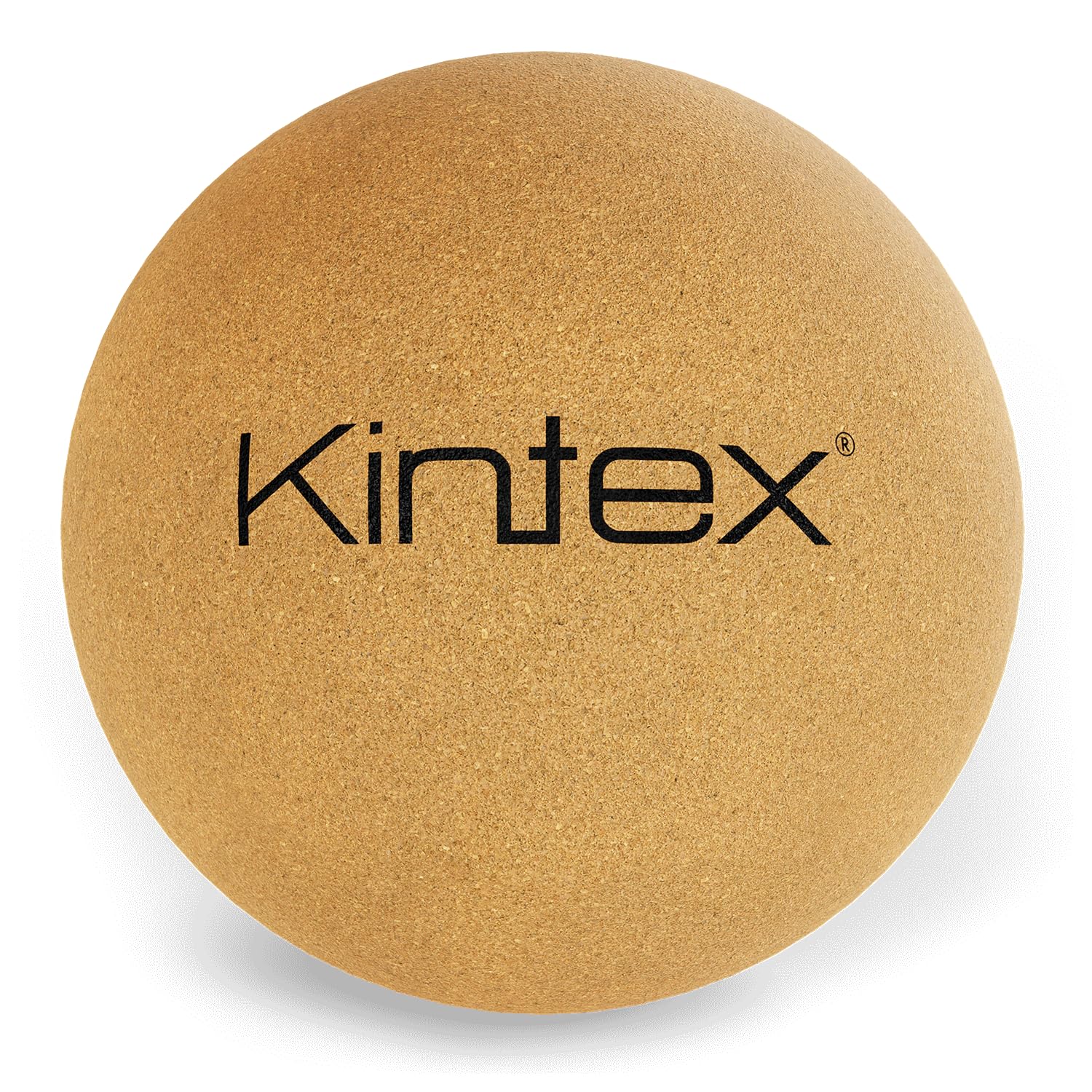 Kintex Piłka do masażu powięzi z korka, 5 cm lub 8 cm, do samodzielnego masażu, regeneracji po uprawianiu sportu, piłka korkowa, kula do masażu powięzi (5 cm)
