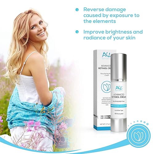 Miniatura 3 de Crema de retinol para rostro con ácido hialurónico  Hidratante nocturno antienvejecimiento sin perfume con ingredientes naturales, especialmente