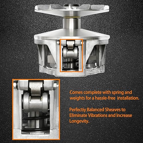 Miniatura 6 de Embrague de accionamiento primario y secundario con herramienta extractor de repuesto para Polaris RZR XP RZR-S RZR-4 RZR-S4 1000 2016-2022