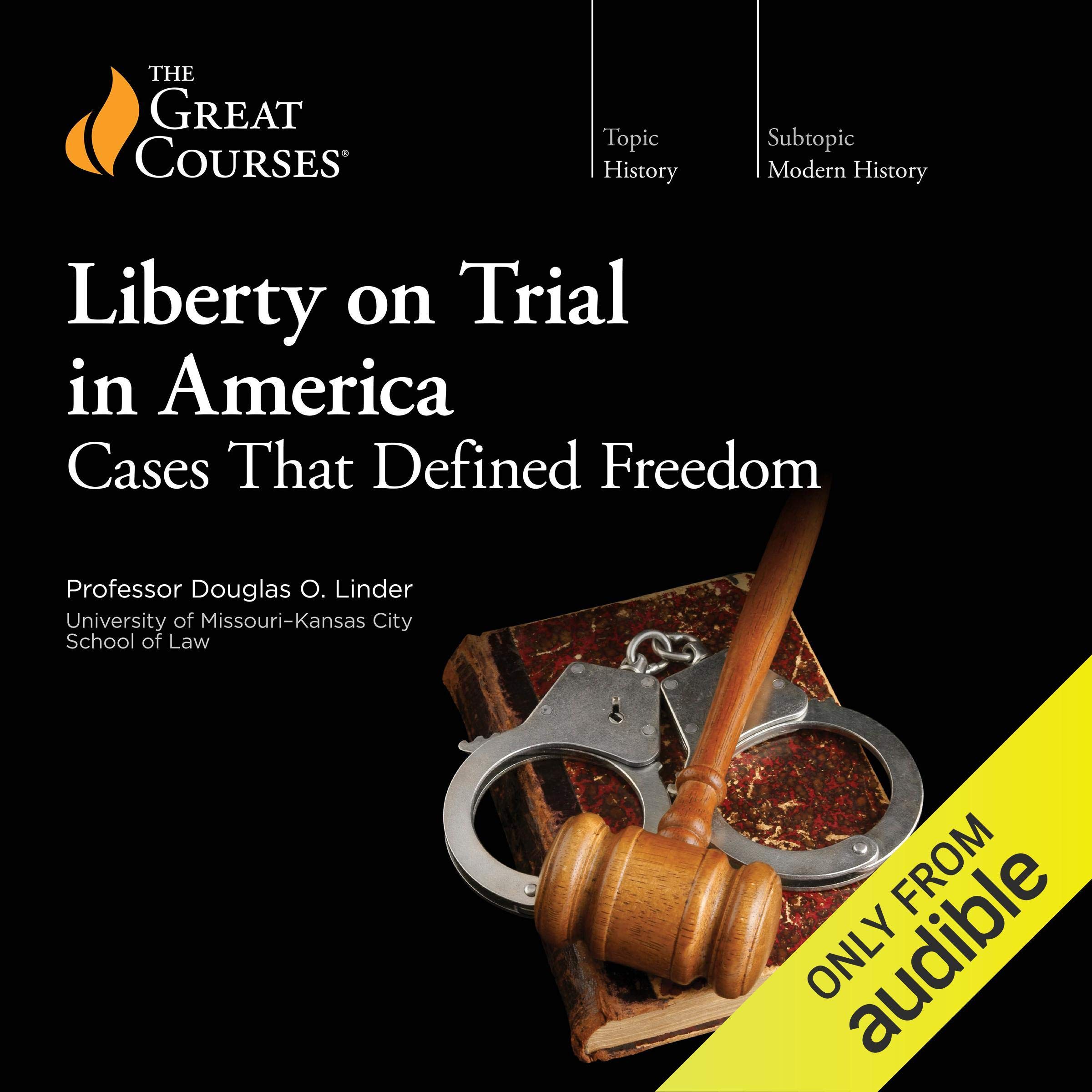 Cover art for Liberty on Trial in America