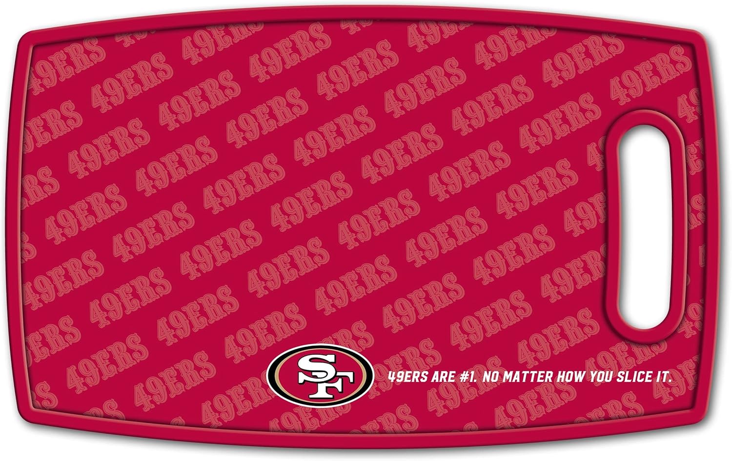 YouTheFan NFL San Francisco 49ers Logo Series Cutting Board - Image 3