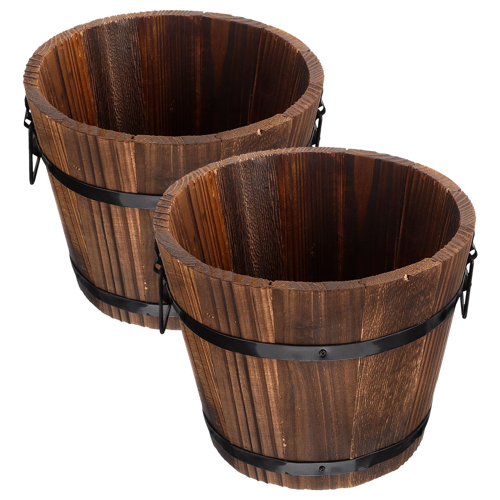 Pot de plante succulente NUOBESTY en bois pour sublimer votre table basse ou un balcon fleuri