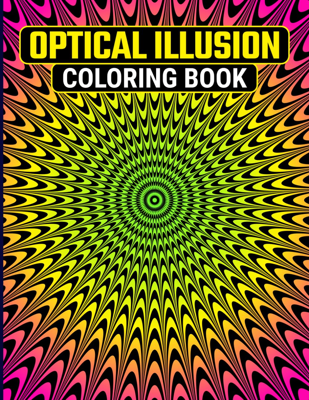 Amazon.com: Optical Illusion Coloring Book for Adults: 50 Mind-Bending