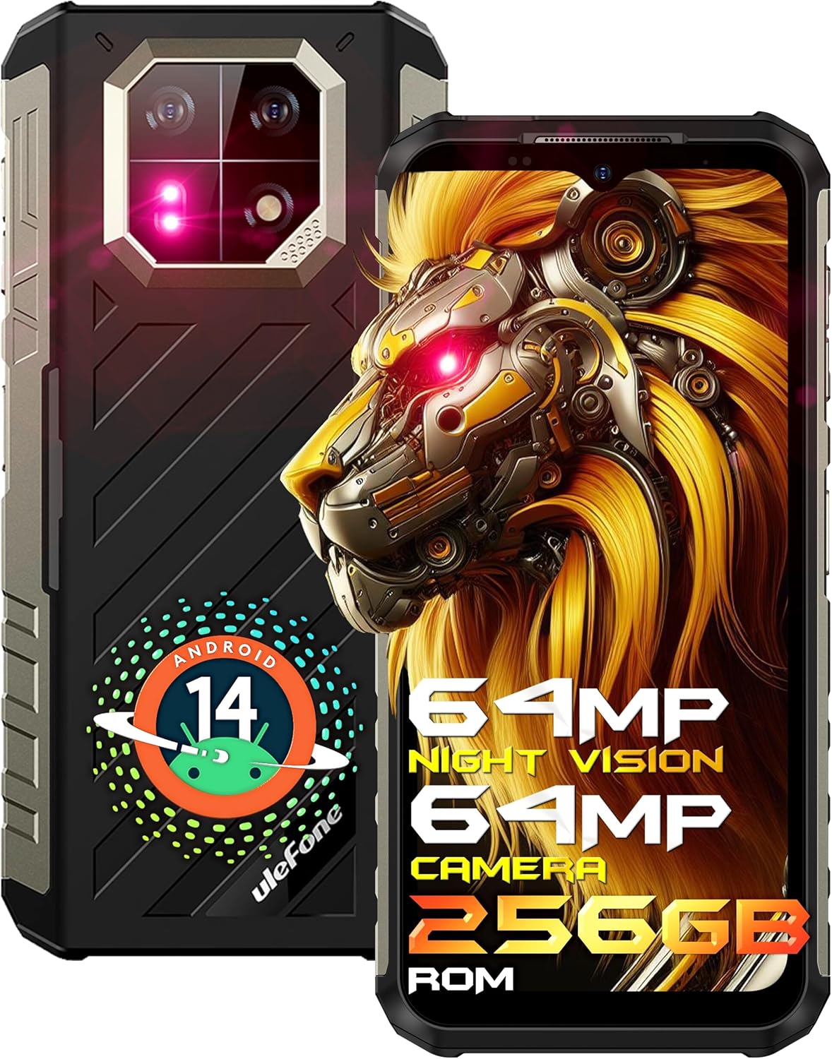 Ulefone Armor 22 Phone Android 14 Rugged Phone Unlocked 16G+256GB Rugged Smartphone Unlock 6600mAh 6.58″ FHD+ 120Hz 64MP+64MP Night Vision Camera Dual SIM IP68 Smartphone NFC IR Blaster Ulefone Armor 22 Phone Android 14 Rugged Phone Unlocked 16G+256GB Rugged Smartphone Unlock 6600mAh 6.58″ FHD+ 120Hz 64MP+64MP Night Vision Camera Dual SIM IP68 Smartphone NFC IR Blaster